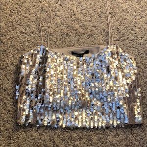 LIKE NEW Sequin Party Tank